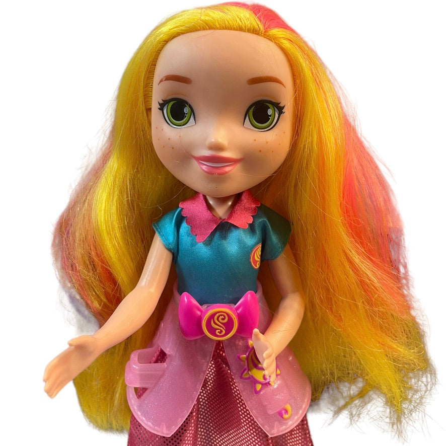 Fisher-Price Nickelodeon Sunny Day 11" Colour Magic Doll iRainbow Hair, Original ClothesEUC