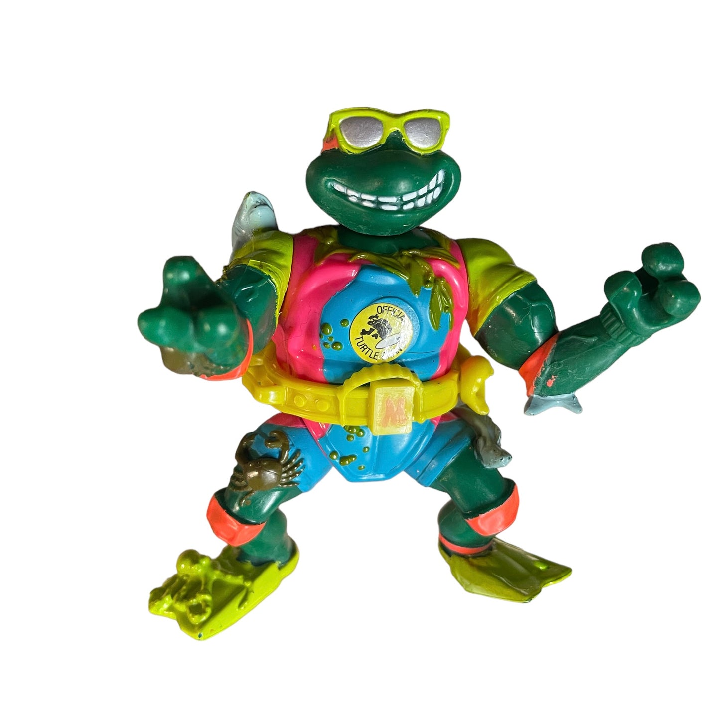 TMNT Mike the Sewer Surfer1990 GUC, No Accessories