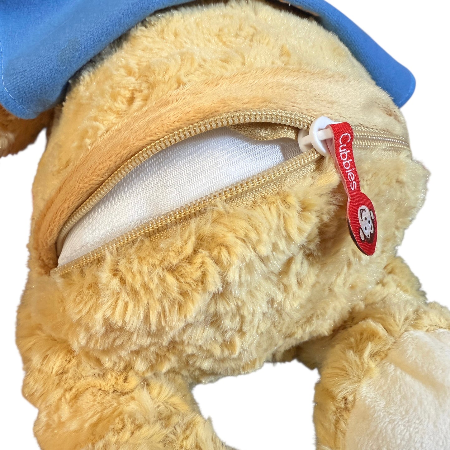 Cubbyford the Red Hero Bear, Minky Cape Reads, 'My Hero Wears Kevlar', #SG148  in EUC