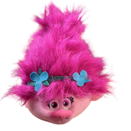 DreamWork's Poppy Troll Preowned Fuzzbie Pink Plush 10-12" in EUC by Imperial Toy LLC