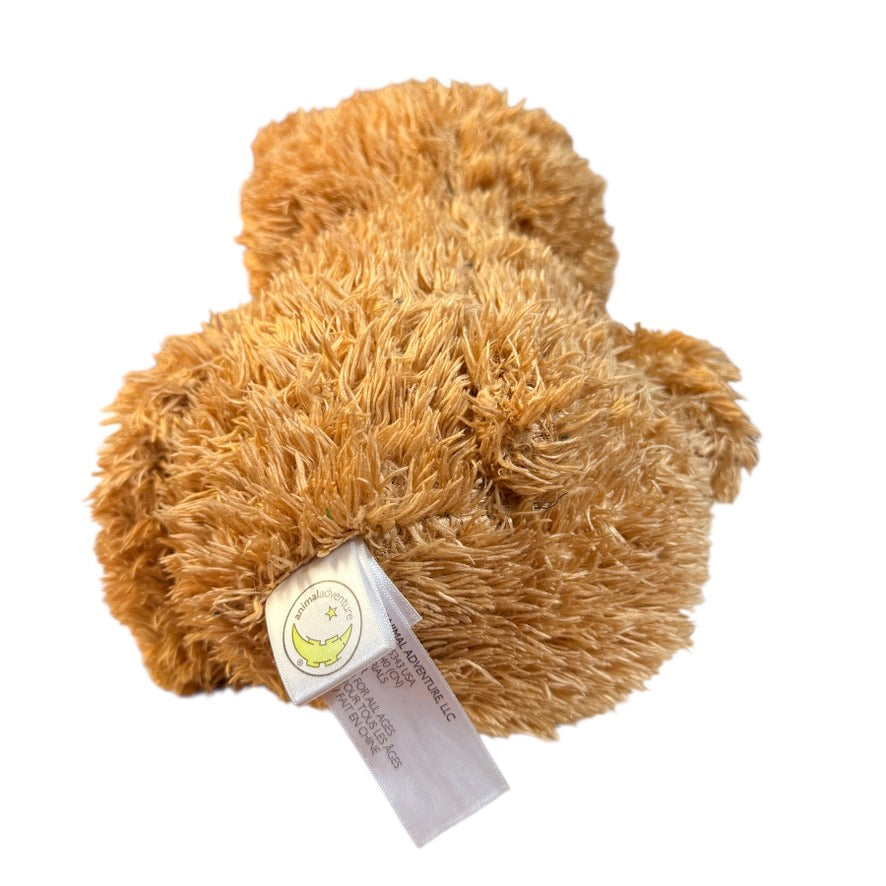 Shaggy, Animal Adventure 18" Golden Tan Teddy Bear, Big Brown Nose & Embroidered Eyes