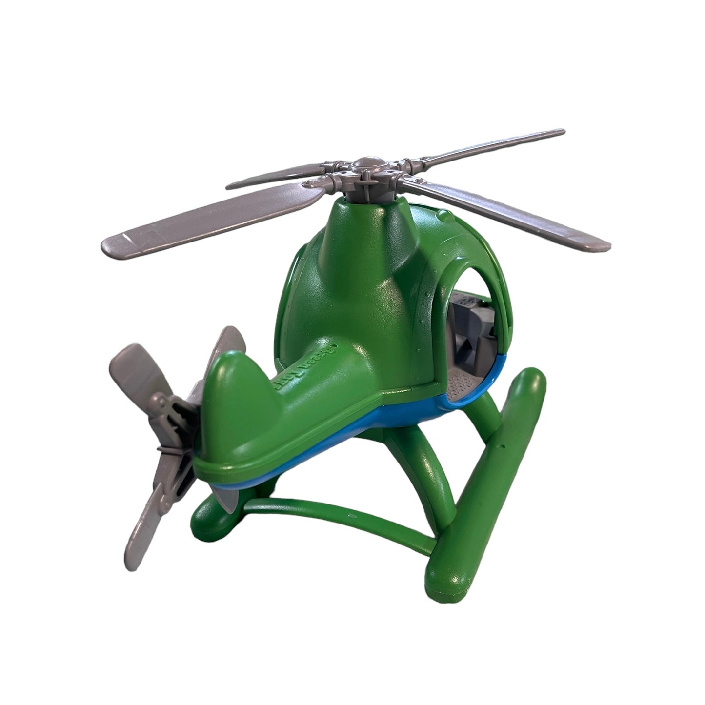 Green Toys Helicopter 100% Recycled Plastic Made in the USA in Excellent Preowned Condition