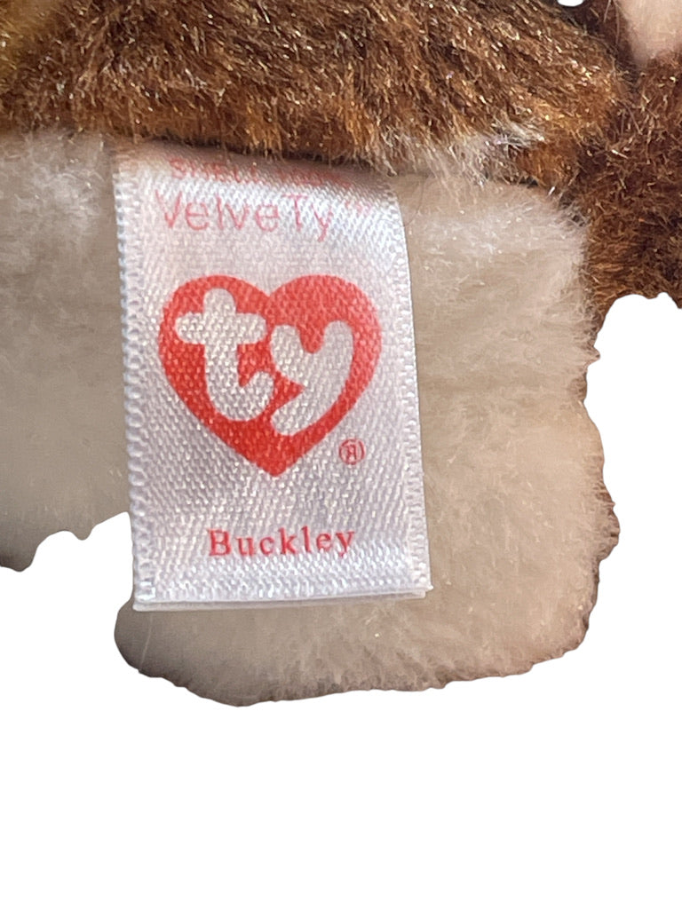 Buckley Ty Beanie Boo 6" Spotted Deer Fawn Plush Stuffed Animal No Hang tag