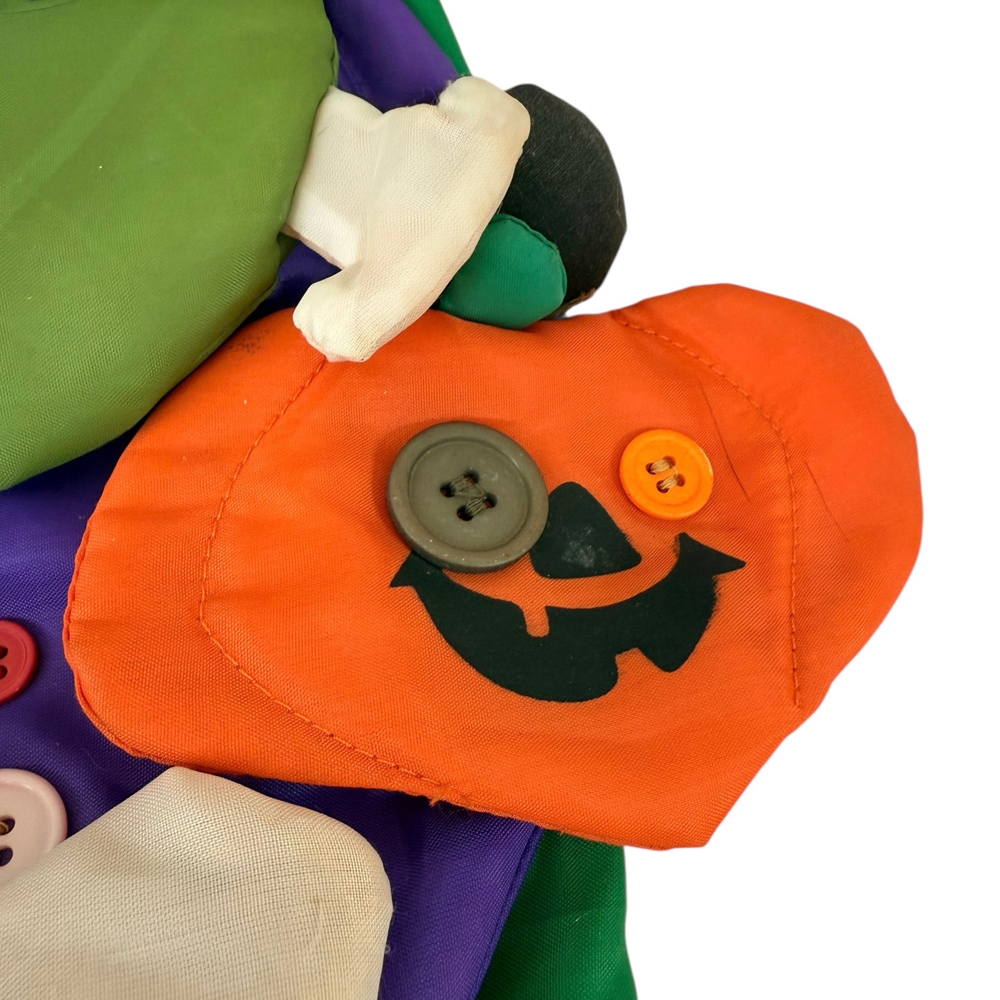 Frankenstein Nylon Decorative Windsock Whimsical Halloween Decoration by Dandee, Preowned