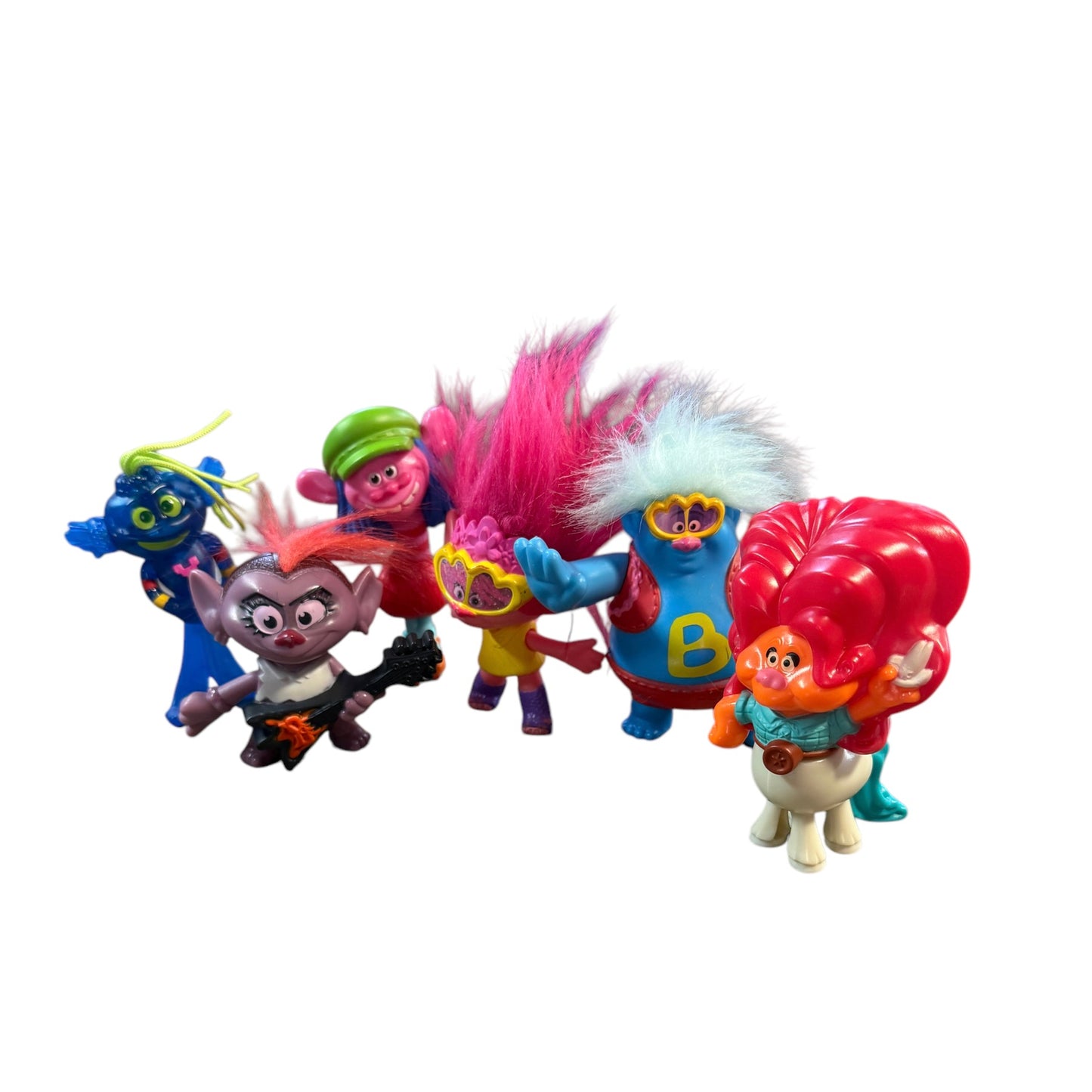 McDonald's Trolls World Tour 4" Figures Mixed Lot of Favourites/Replacements in EUC