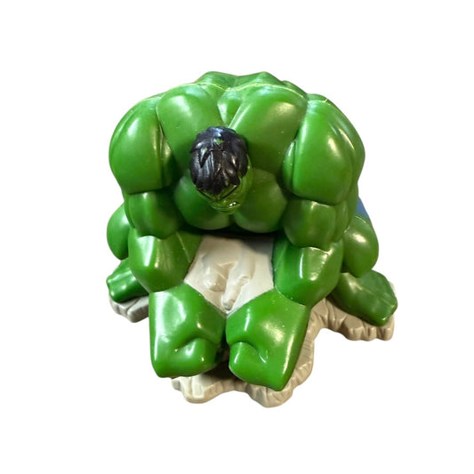 Vintage Burger King Incredible Hulk Movie Mirror Morph Smash Plastic Figure Toy/Cake Topper in GUC