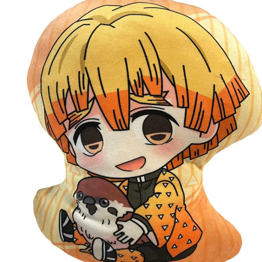 Anime Demon Slayer Hashibira Inosuke Plush 16" Double Sided Pillow, Cuddley and So Soft!