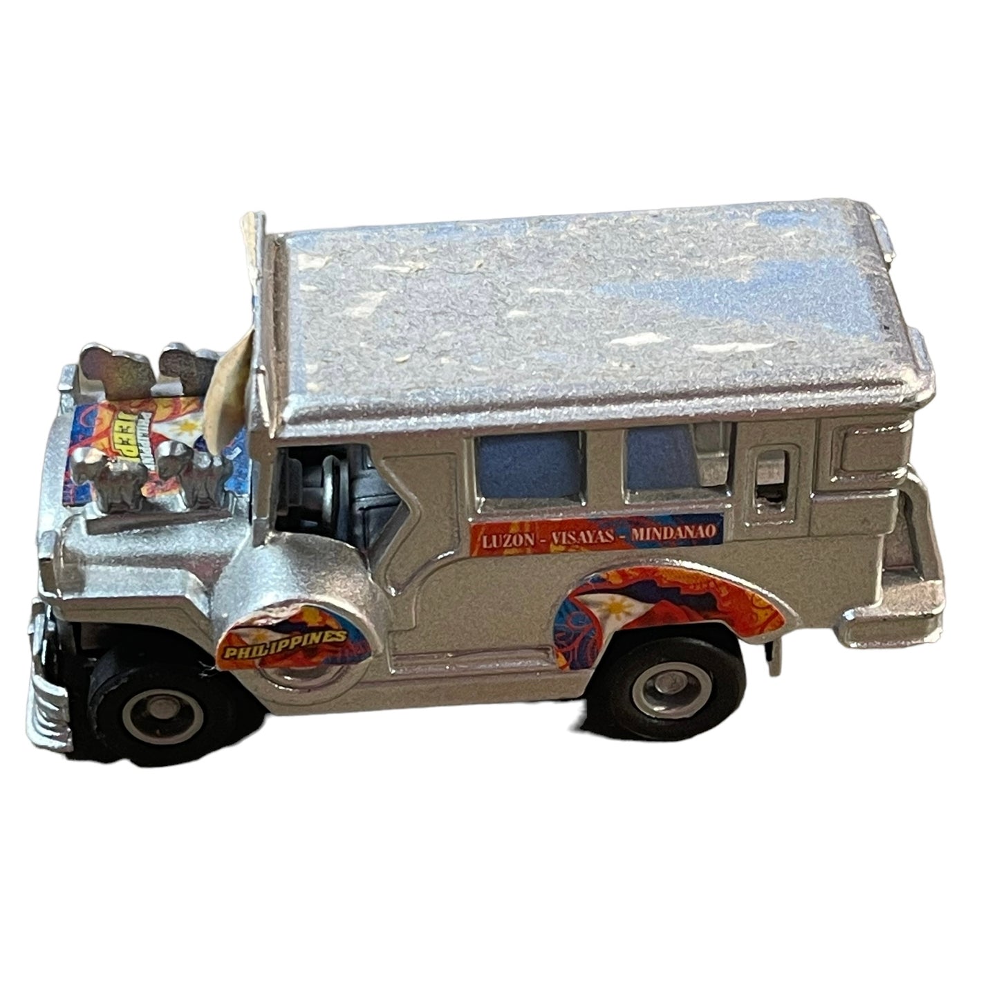 Preowned Vintage Philippine Jeepney Die-Cast Luneta Park Truck Toy Vehicle