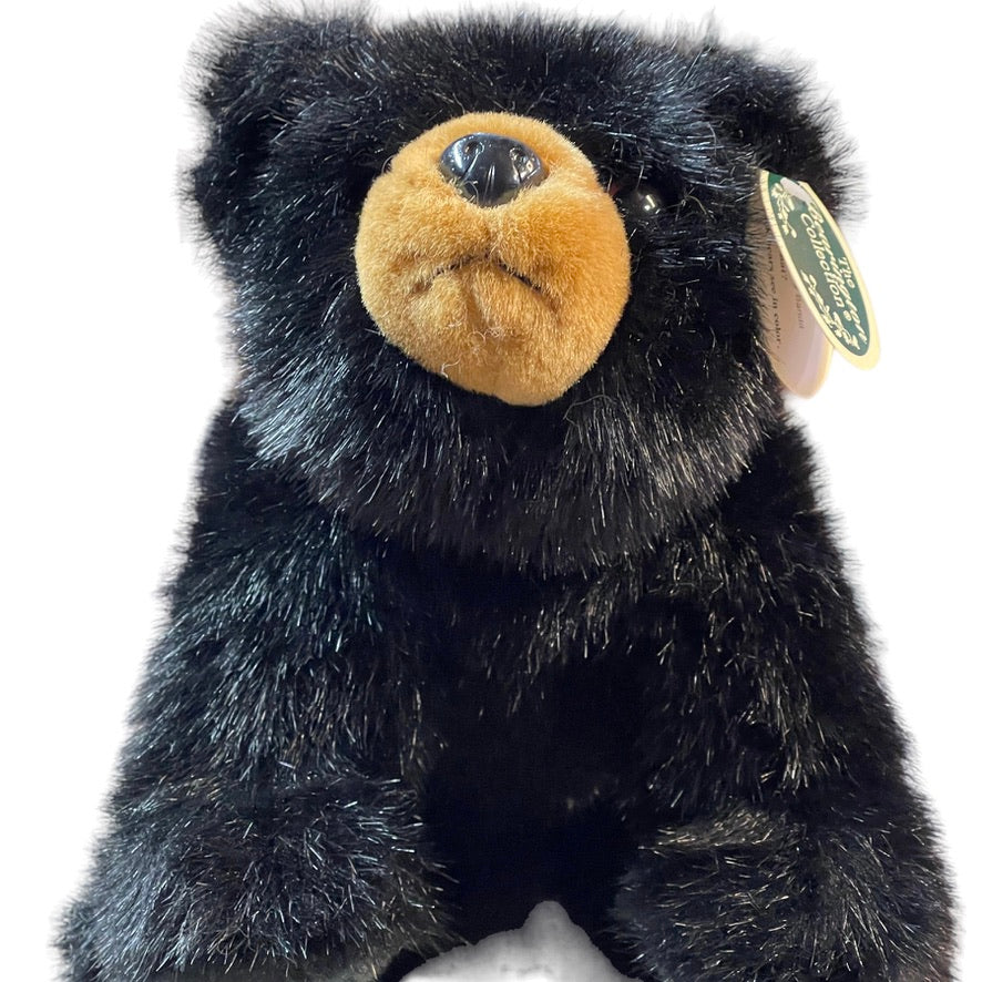 Bearington Baby Bandit Realistic Black Bear in Excellent Preowned Condition with Tags