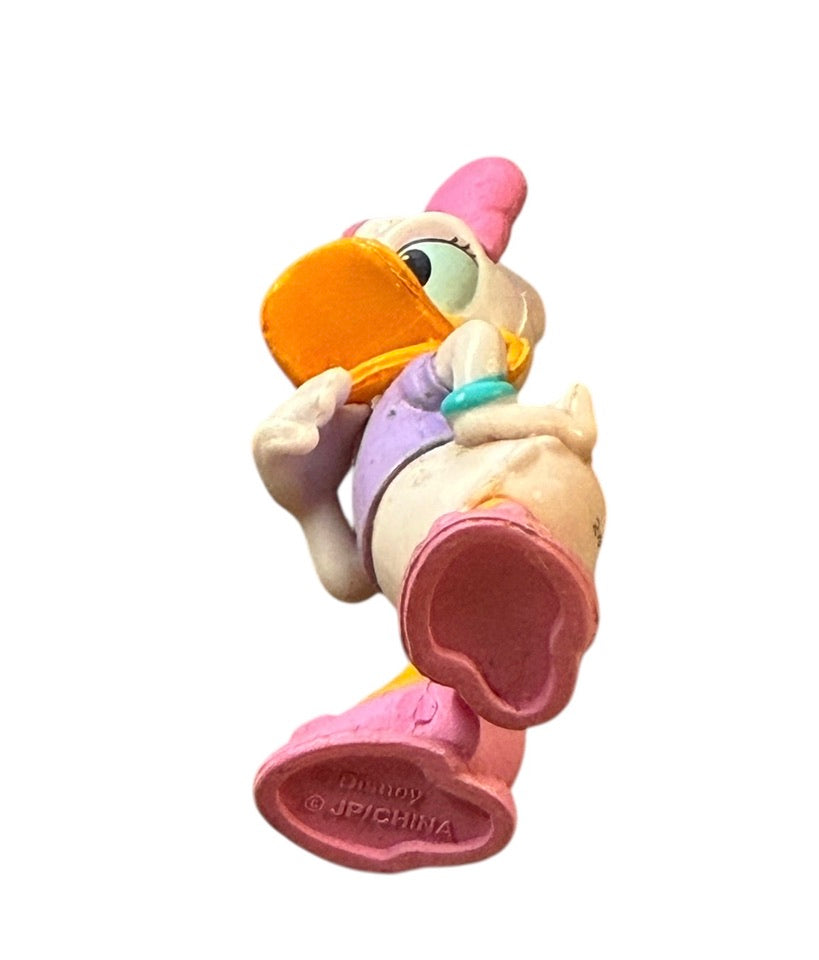 Disney Donald Duck & Daisy Duck  Cake Topper Toy Figurines 3" & 2.5" in GUC