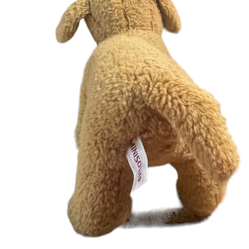 Golden Labrador Retriever Realistic Stuffed Animal Plush Puppy Dog by MinisoLife in Good Preowned Condition