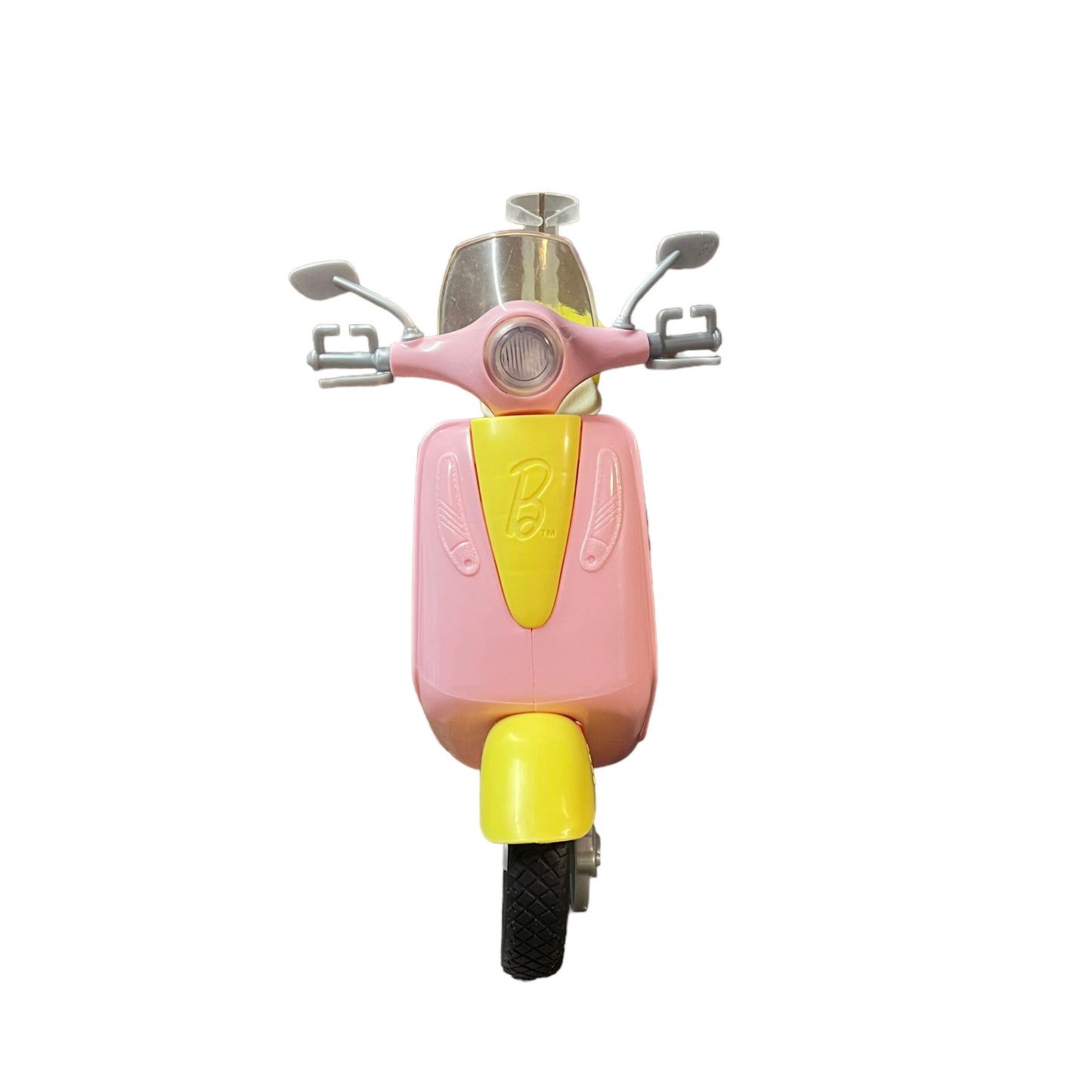 Barbie Moped/Vespa Pink & Yellow Scooter in Very Good Preowned Condition