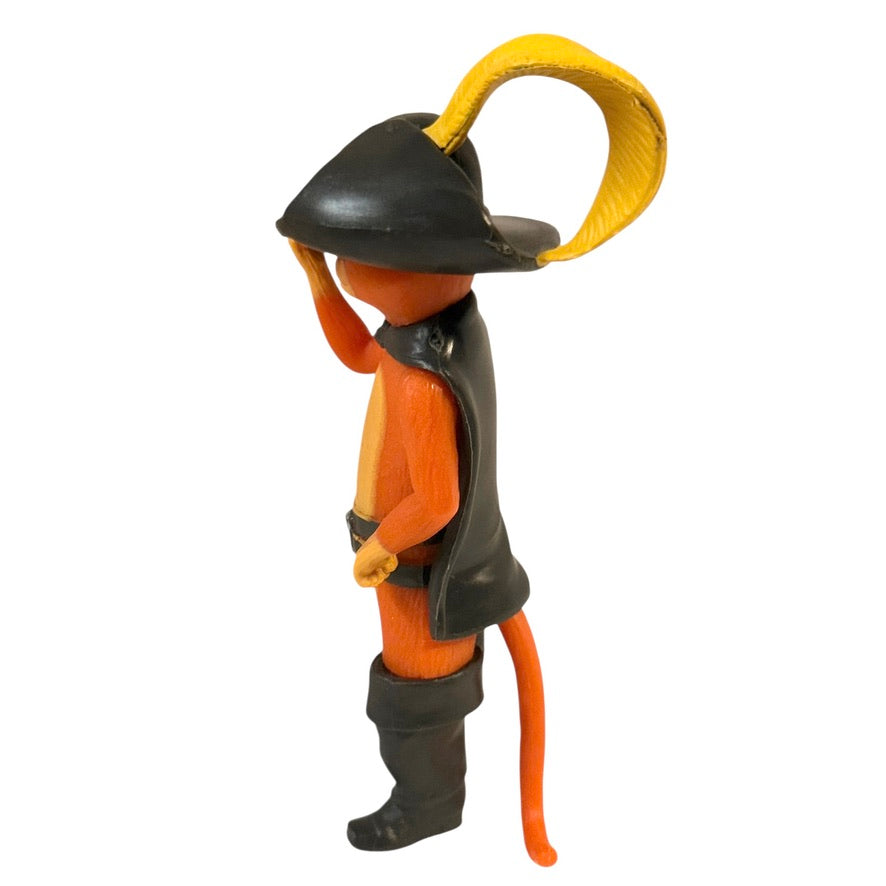 Shrek's Puss 'n Boots Collectible PVC Vintage Minifigure Toy From DreamWorks  3" in GUC