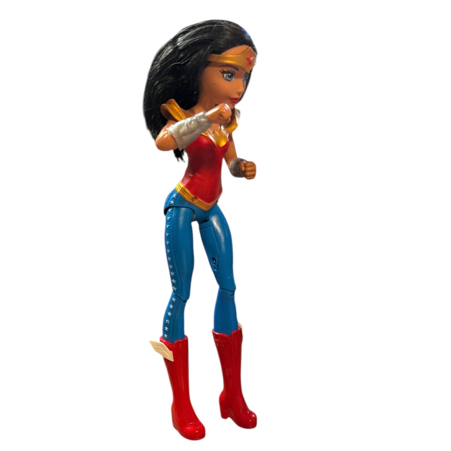 12" Mattel DC Comics Wonder Woman Action Figure, Lights, Sounds, Speaks 4 Phrases