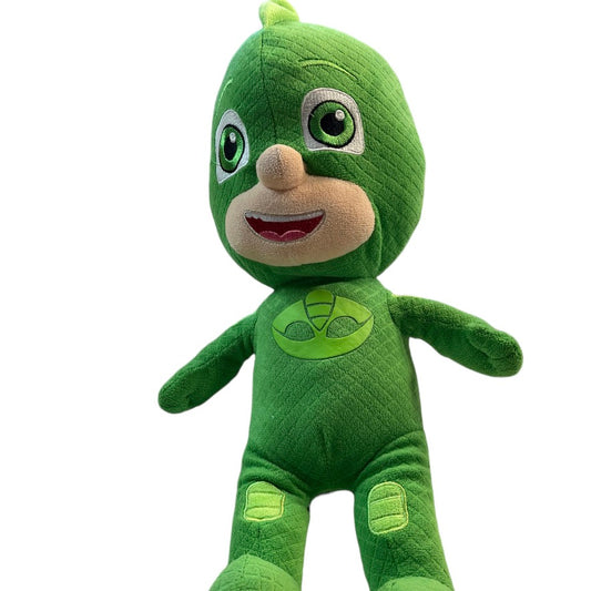 PJ Masks 14" Green Gekko Stuffed Animal Plush in Excellent Used Condition