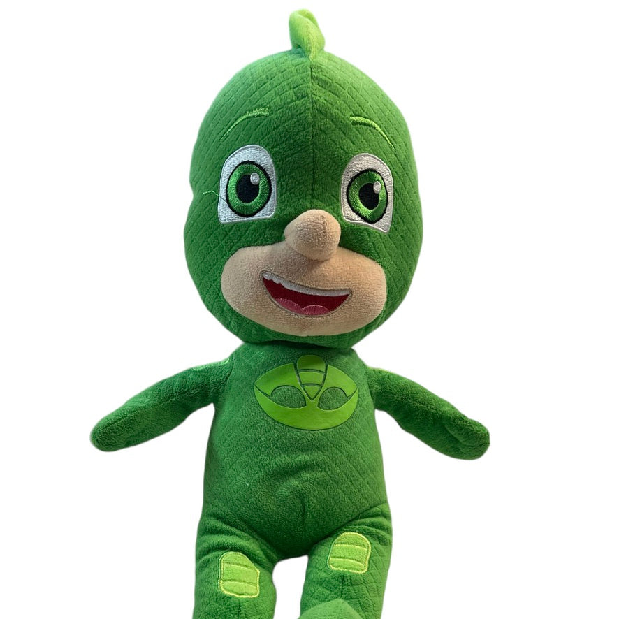 PJ Masks 14" Green Gekko Stuffed Animal Plush in Excellent Used Condition