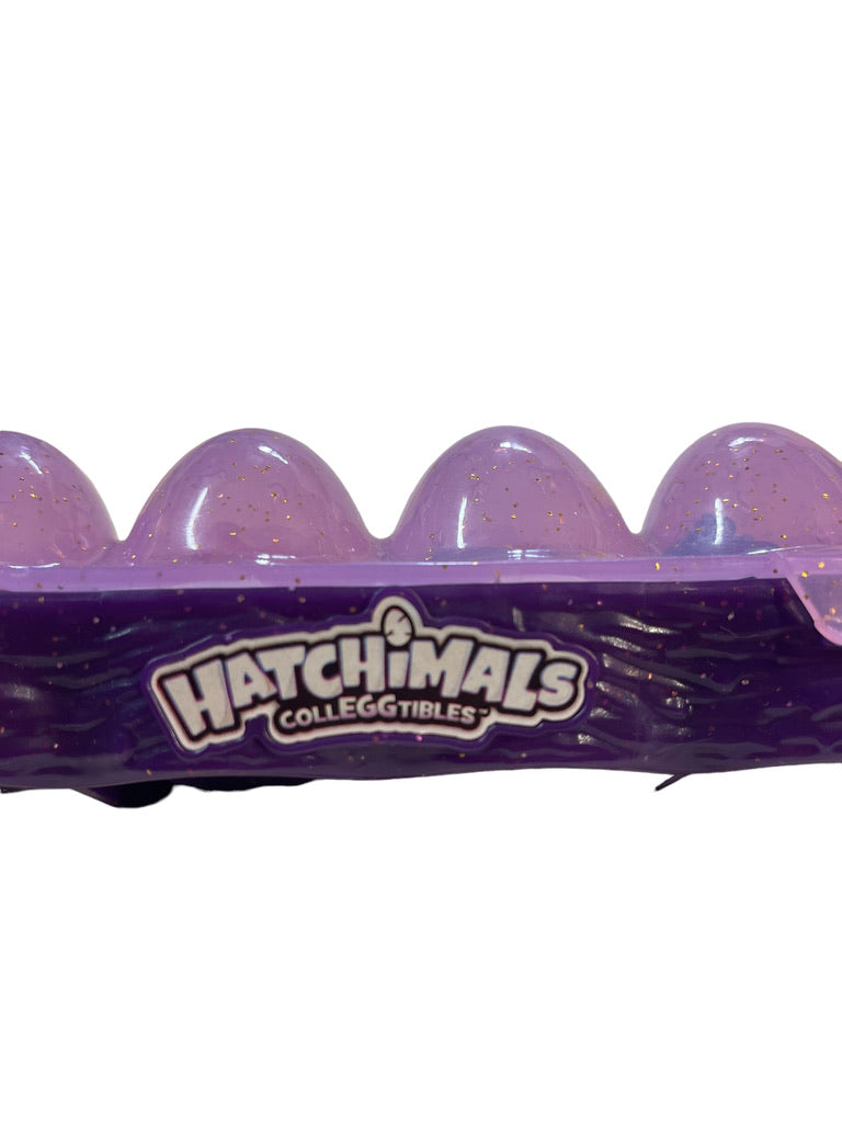 Hatchimal Colleggtibles Purple Egg Carton with Mixed Lot of 12 Hatchimals