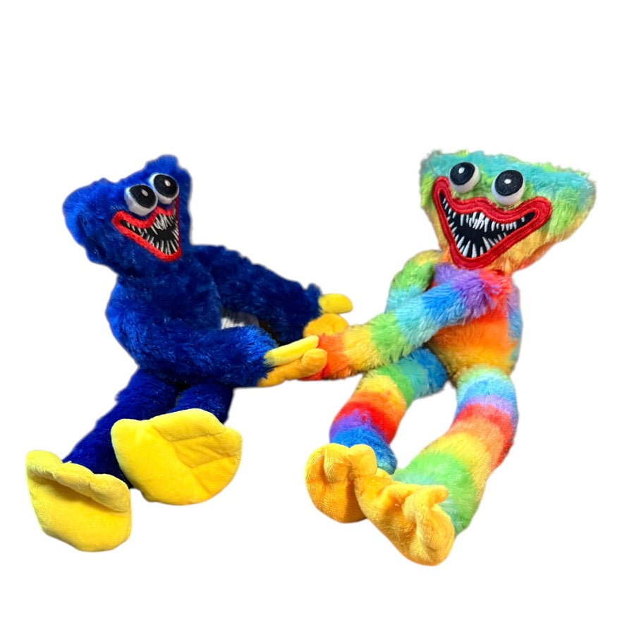 Monster Plush, Huge Eyes, Embroidered Teeth & Sticky Hands for Hanging! So Cute!