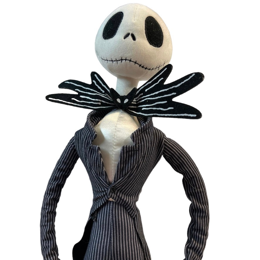 Jack Skellington, Tim Burton's Nightmare Before Christmas 26" Disney Stuffed Plush Doll Toy