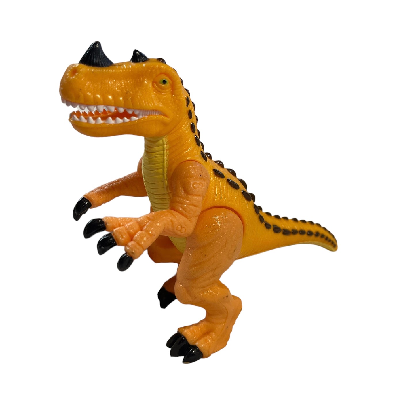 Fisher-PricIe Imaginex Ceratosaurus Orange Horned Dinosaur & Jurassic World T-Rex Dino Attack