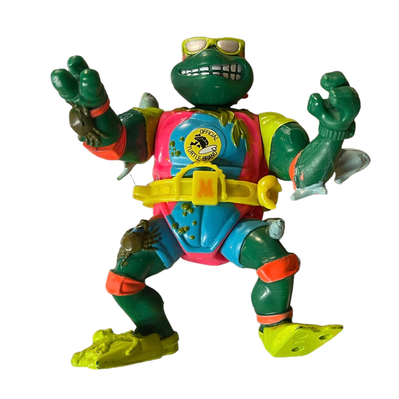 TMNT Mike the Sewer Surfer1990 GUC, No Accessories