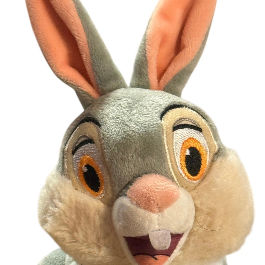 Disney Classic Thumper Plush, Grey, Cream & Bush with Classic Prominent Front Tooth!