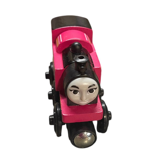 Ashima, Thomas & Friends Pretty Pink Wooden Railway Train Engine in  EUC