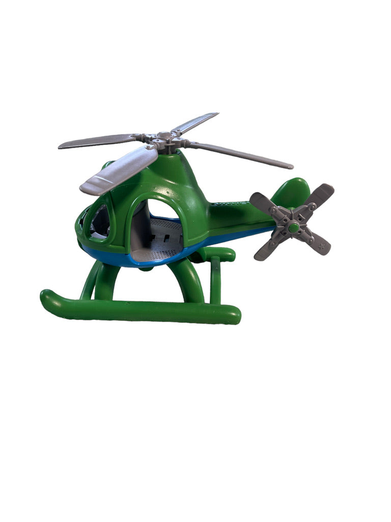 Green Toys Helicopter 100% Recycled Plastic Made in the USA in Excellent Preowned Condition