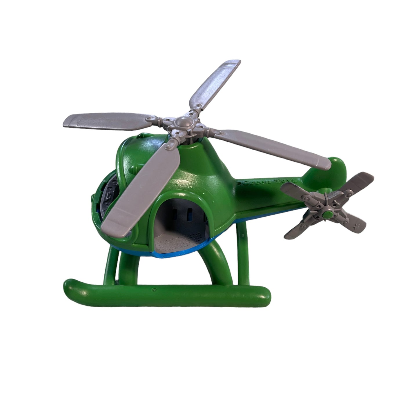 Green Toys Helicopter 100% Recycled Plastic Made in the USA in Excellent Preowned Condition