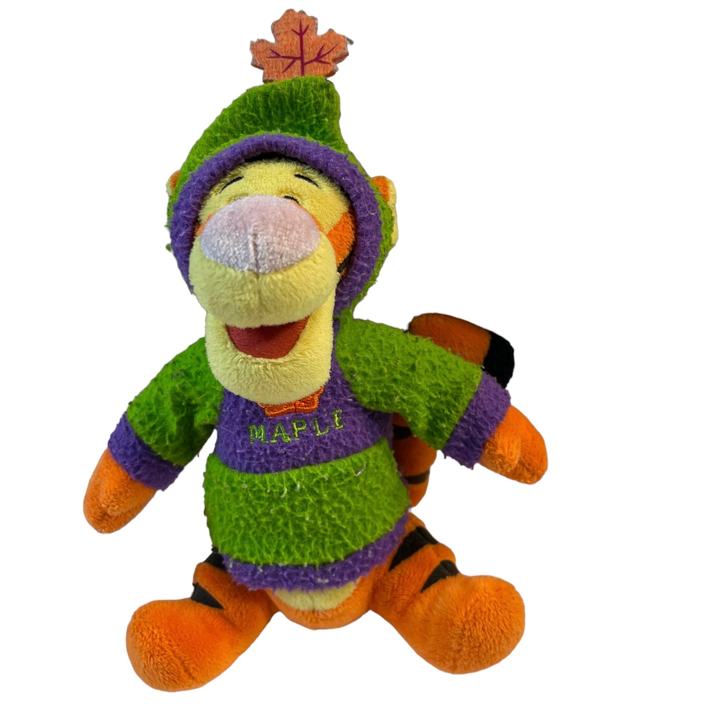 Disney Eeyore & Tigger Plush Bean Bag Toys in Fuzzy Tree Hoodies