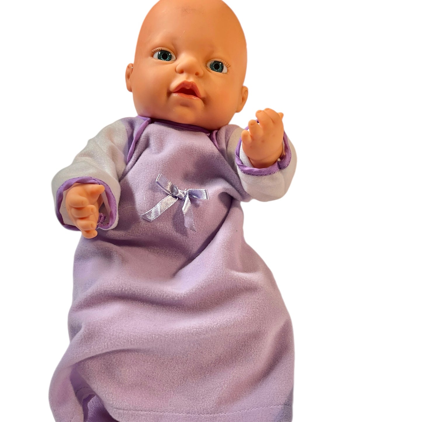 Vintage, 1991, 'Baby Feels So Real' Doll by Tyco , Heavily Weighted, Soft Spot, Bright Blue Eyes