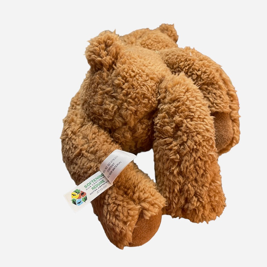 Brown Bear by Stuffed Animal House, Ultra Soft, Embroidered Features & Ethically Made, in GUC