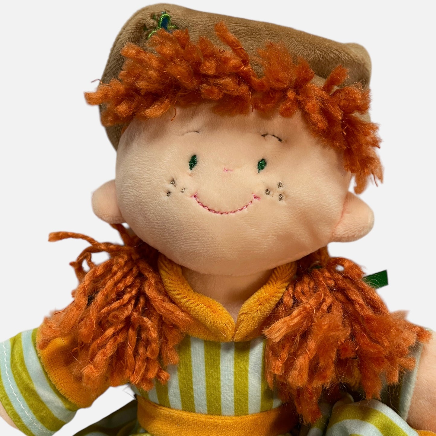 Anne of Green Gables  12" Plush Doll, Yarn Braids, Embroidered Face with Freckles in EUC- Adorable!