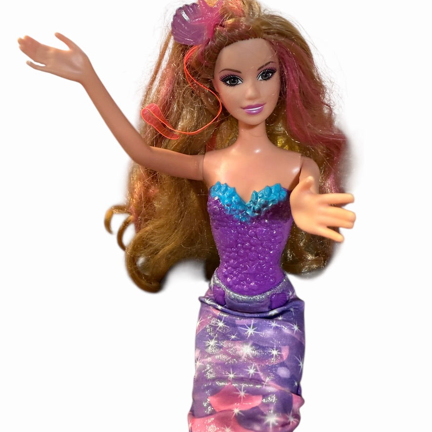 Mattel Barbie and The Secret Door Transforming Princess Romy Doll, Sparkling in Pink & Purple!