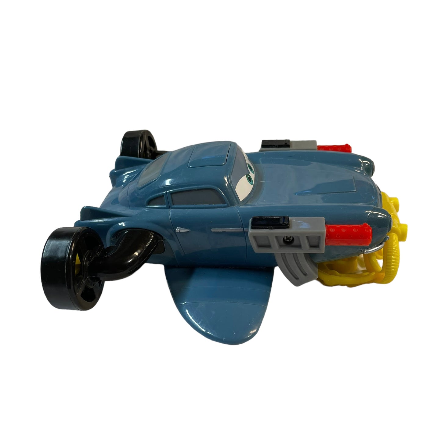 Disney Pixar 2011 Cars 2 Bath Blastin Finn McMissile Submarine Water Toy, Preowned