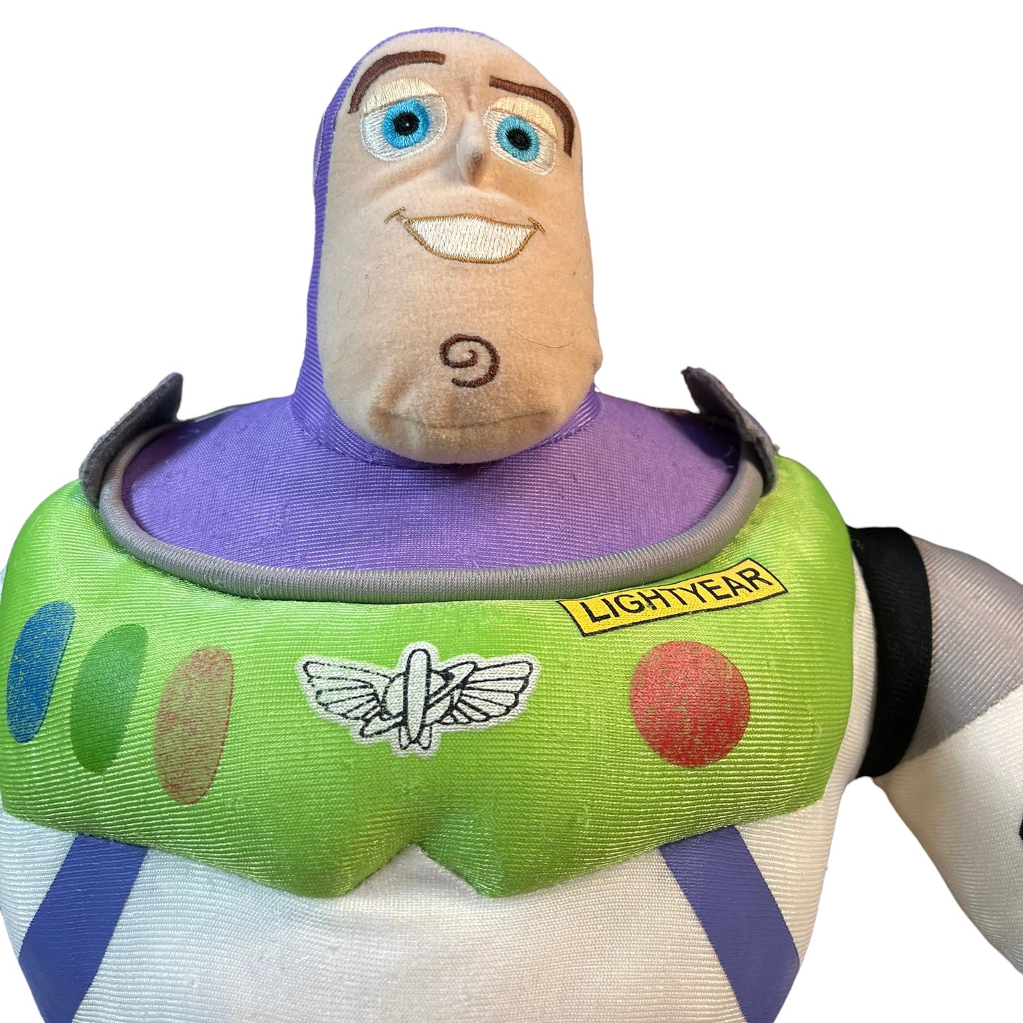 Buzz Lightyear Vintage 20" Plush Stuffed Toy, Embroidered Face, Backpack