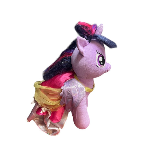 Build-a-Bear Twilight Sparkle My Little Pony Unicorn 16" with Cape in GUC No Crown