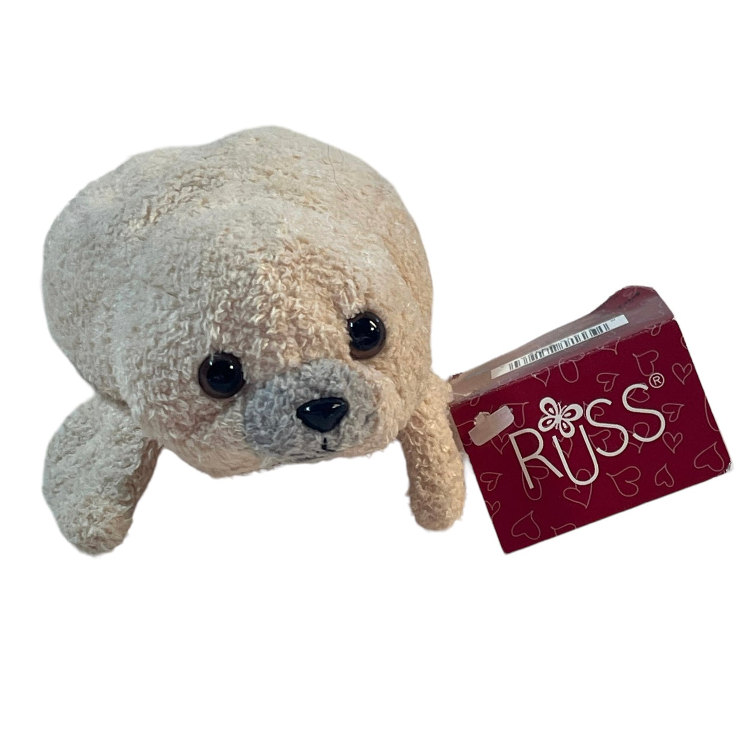 Russ Berrie Luv Pets SPUD Seal Rare Beanie Plush Small and with Tags