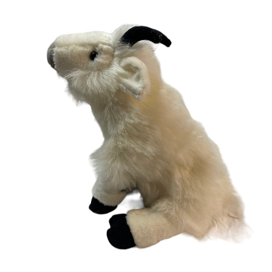 Charming Realistic Mountain Goat/Sheep Plush Stuffed Animal Toy in EUC