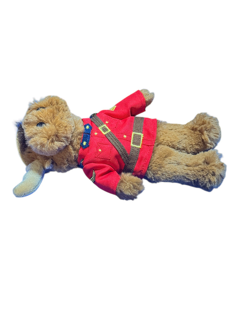 RCMP Foundation 9" Plush Stuffed Sargeant Bullmoose  by Stuffed Animal House Preowned with Tags