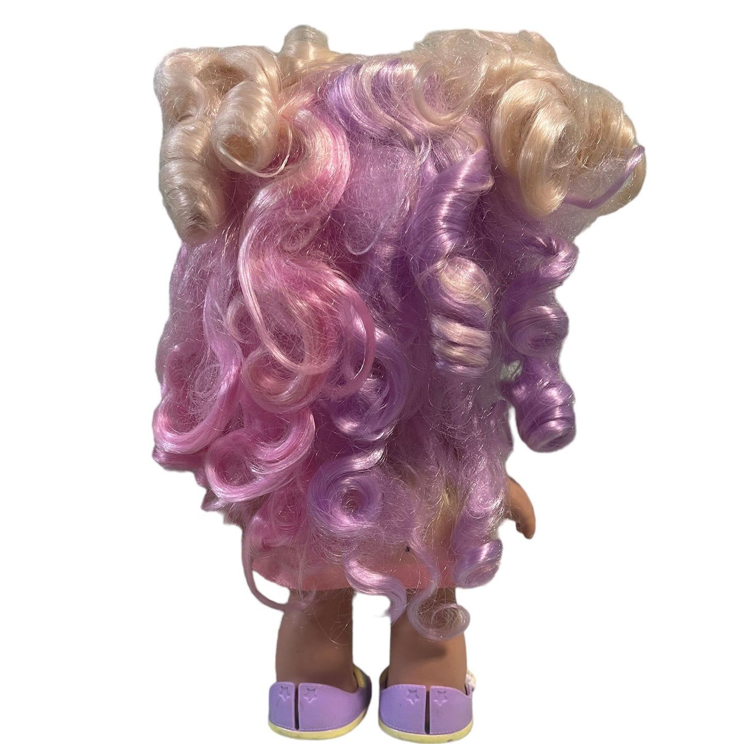 Mystabella, Kindi Kids 10" Preowned Bobbleheaded Doll with Long Pastel Multicoloured Ringlets