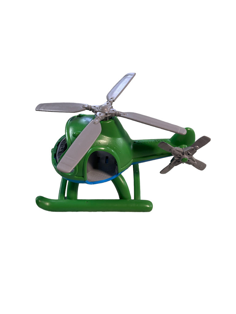 Green Toys Helicopter 100% Recycled Plastic Made in the USA in Excellent Preowned Condition