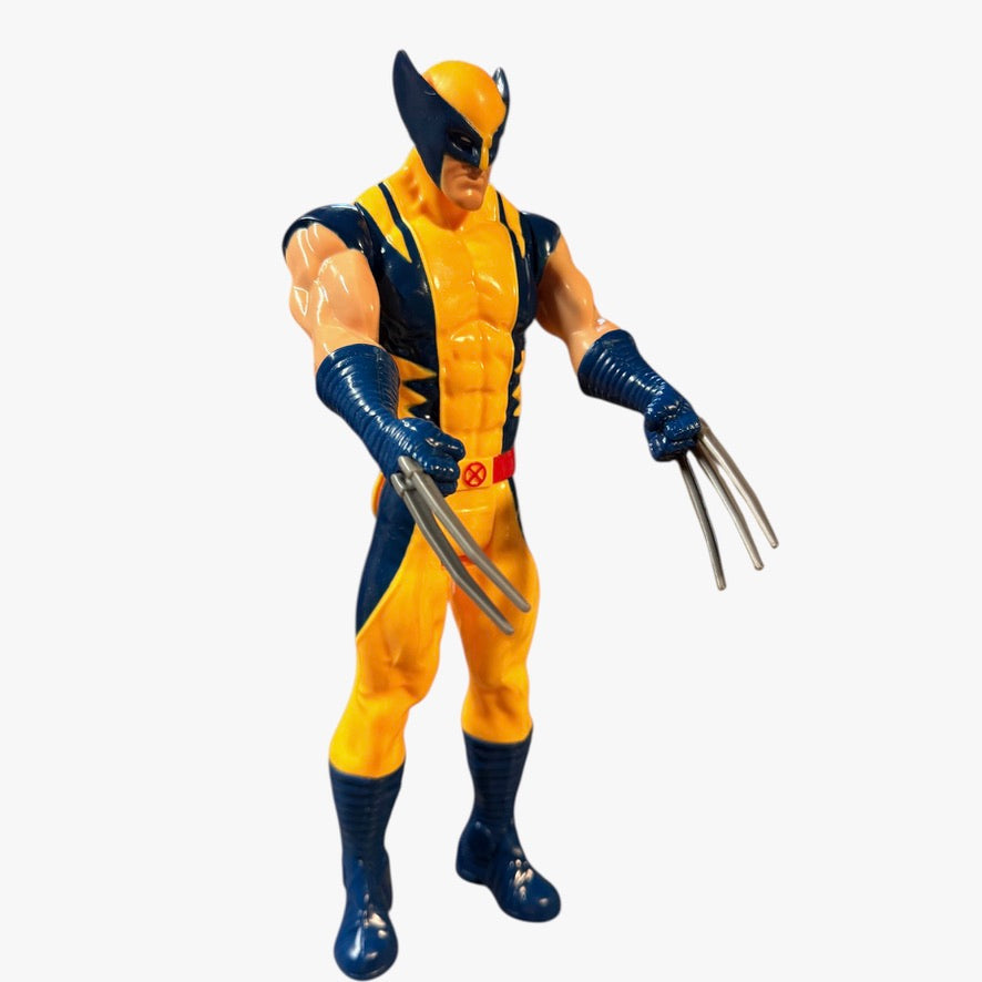 Marvel Titan Hero Series X-Men Wolverine Action Figure, Long Claws in Good Preowned Condition
