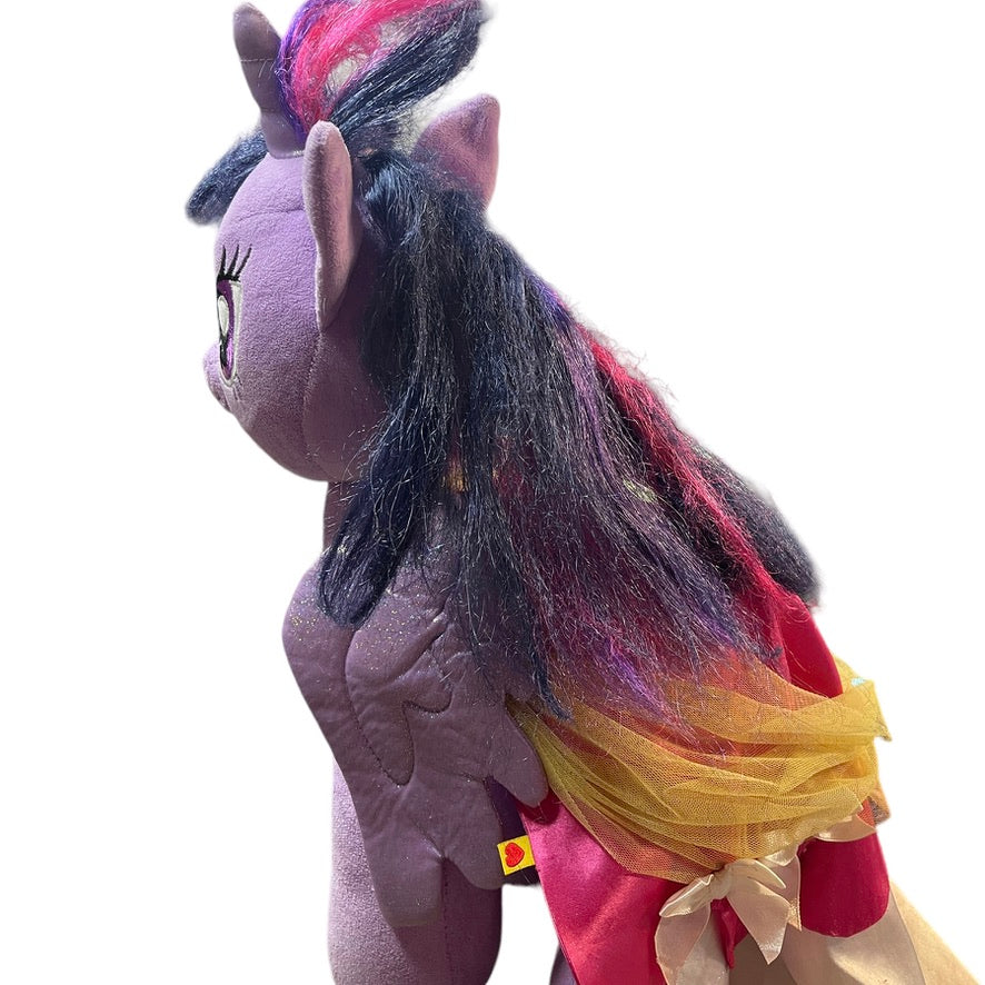 Build-a-Bear Twilight Sparkle My Little Pony Unicorn 16" with Cape in GUC No Crown