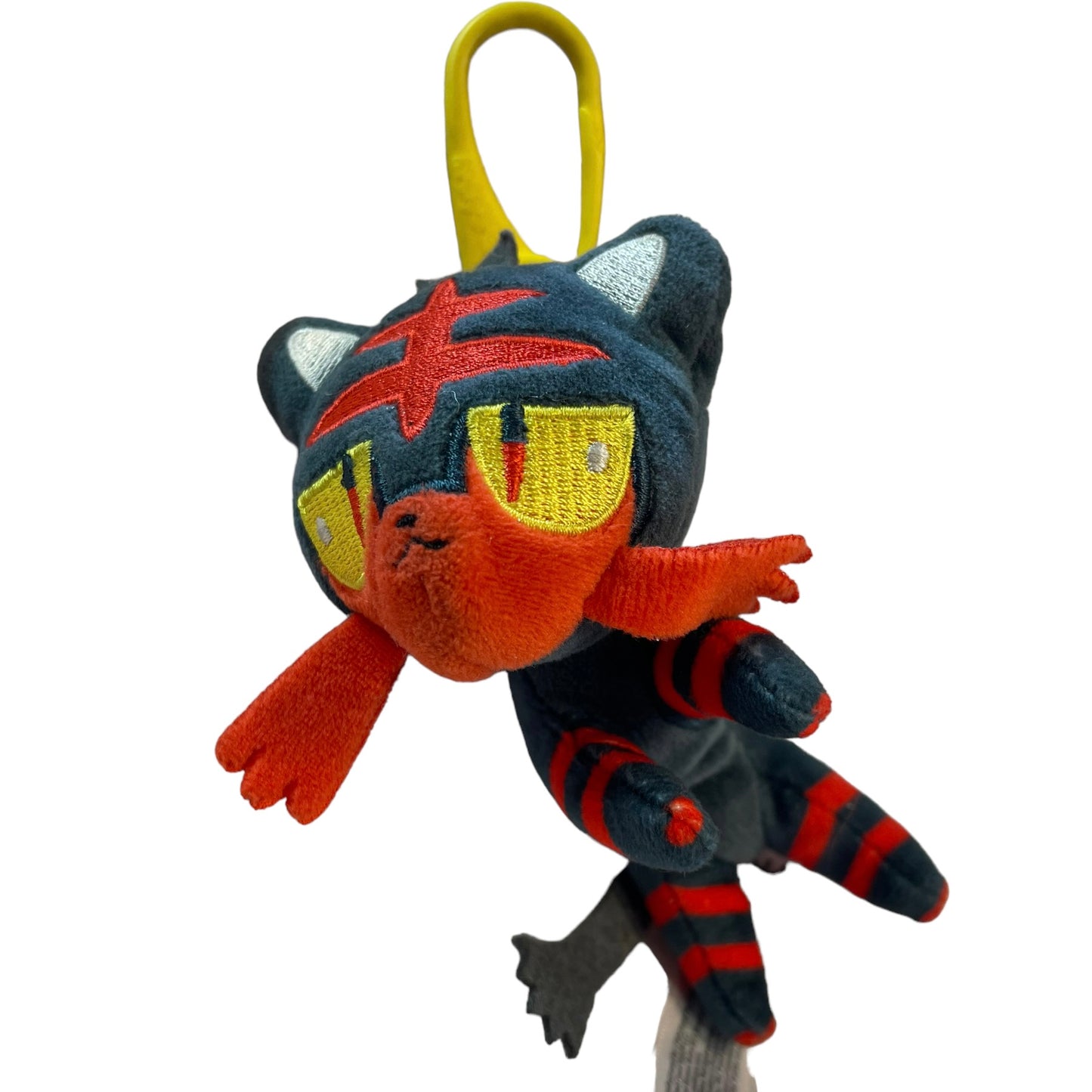 Litton Plush Pokemon GO 5" Stuffed Bag ClipToy Keychain Orange/Grey Cat