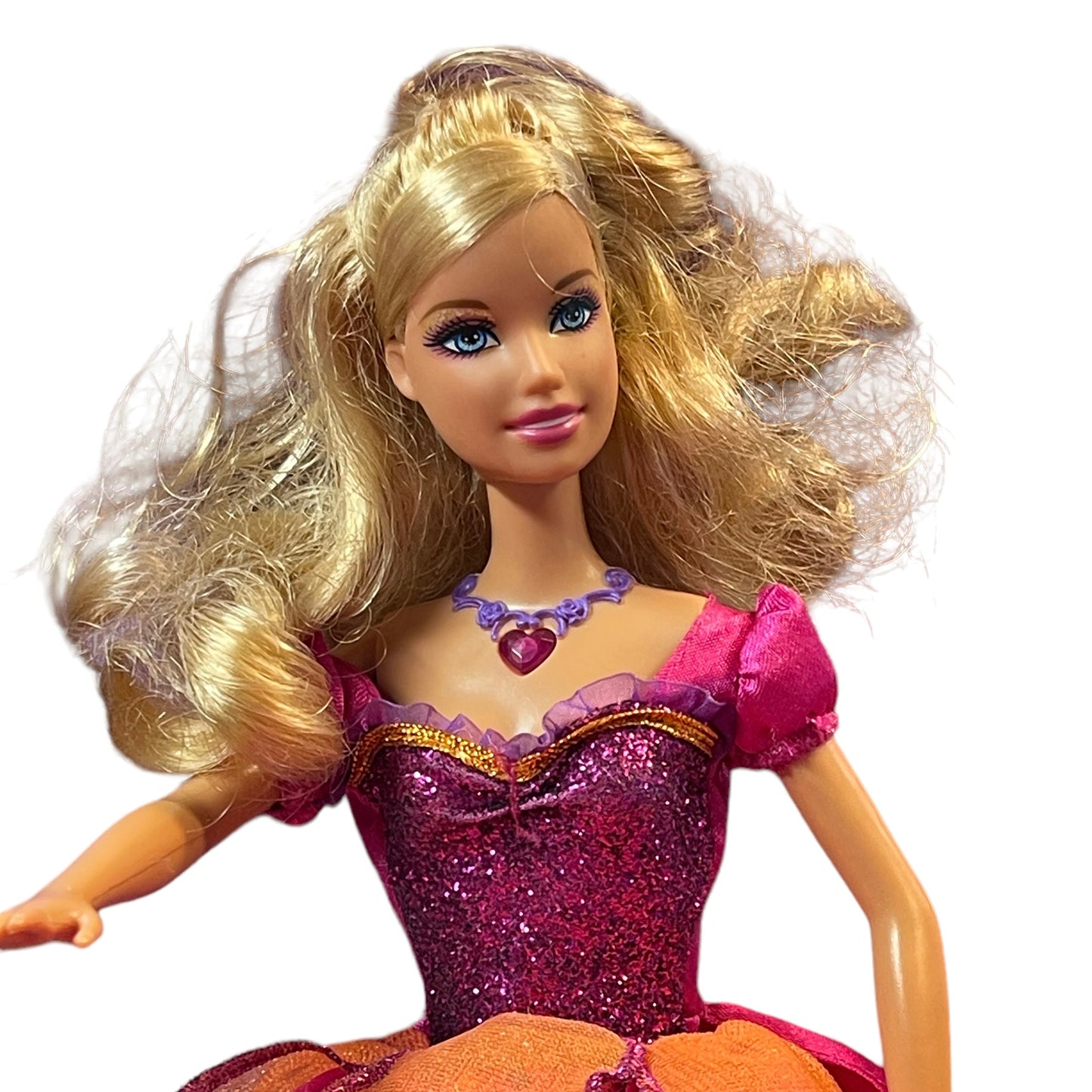 Barbie and the Diamond Castle Princess Liana 12" Doll with Flashing Necklace & Sound.