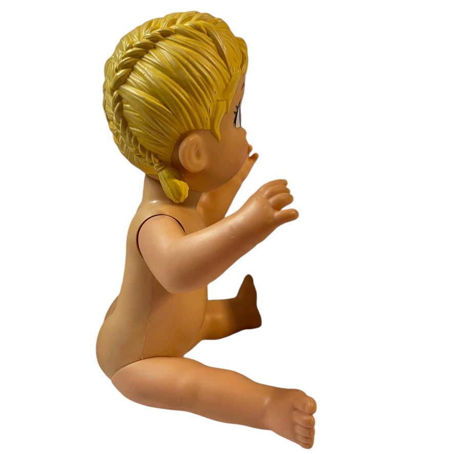 Baby Alive, 12" Interactive Hasbro Party Blond French Braided Moulded Hair, Drinks & Wets!