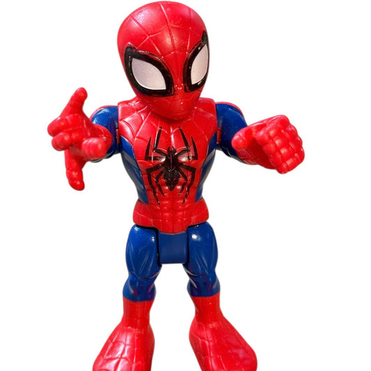 Playskool Heroes Marvel Super Hero Adventures Spiderman Action Figure, 5" Posable in GUC