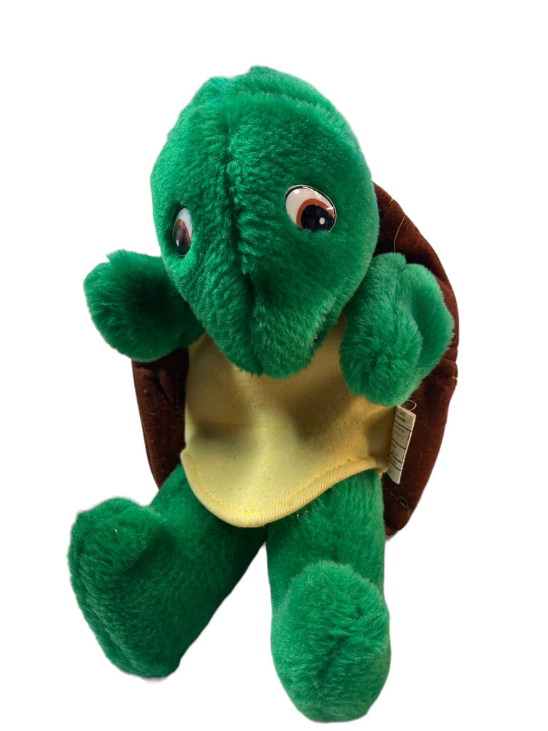 Franklin the Turtle Hand Puppet, 12"  Vintage Plush Stuffed Animal by Kids Can Press