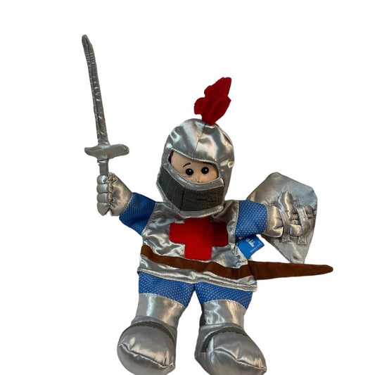 Knight in Shining Armour Fiesta Craft Hand Puppet with Sword & Shield 12" in GUC